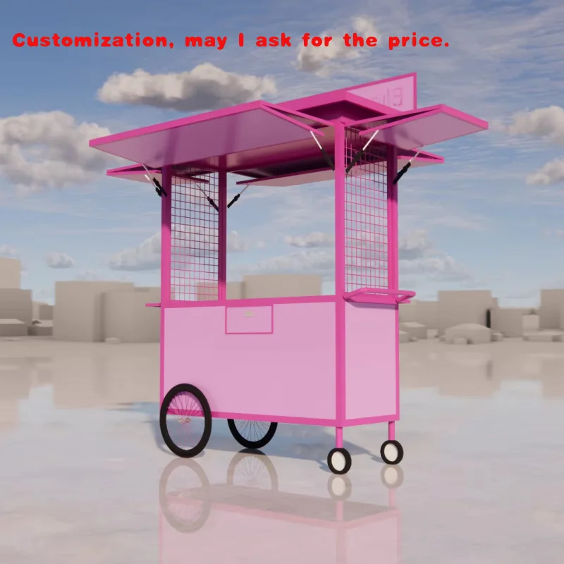 custom.Outdoor Stall Display Stand Market Shed Portable Foldable Selling Table Trade Show Stand Festival Events Shed Cart With