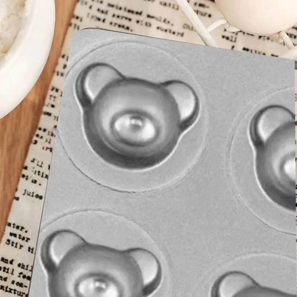 

Carbon Steel Bear Baking Mold Pan 12 Cavity Cartoon Animal Shape Muffin Cakes Mold Non-stick Easy To Demould