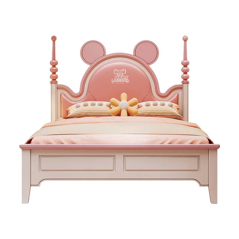 سرير أوروبي حديث فاخر للأميرة موفر للمساحة سرير مزدوج إطارات سرير أطفال فردي لغرفة نوم الفندق Beliche