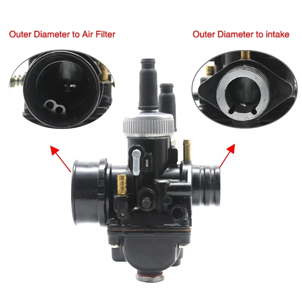 Motorcycle Carburetor PHBG 19MM AD Carburetor for 50-100Cc Engine 2 Stroke Racing Motor PHBG19 Dellorto