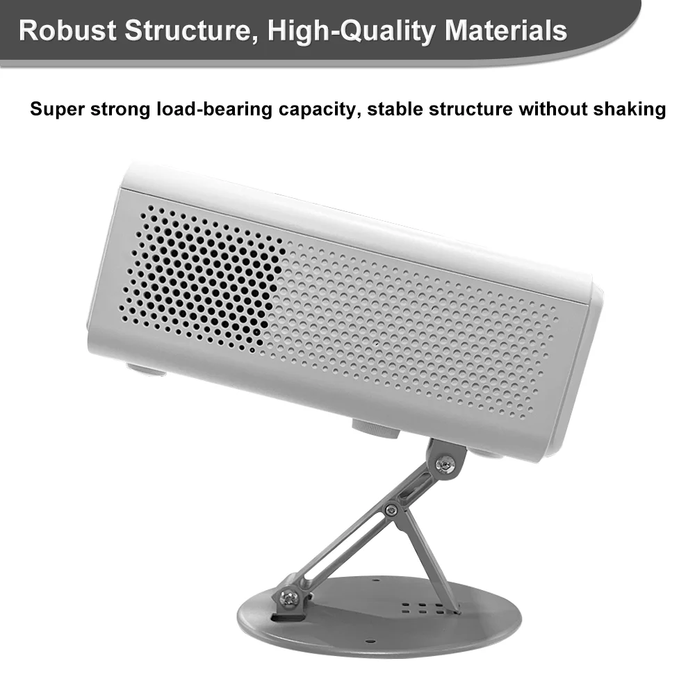 Everycom جهاز عرض صغير حامل سطح المكتب قابل للتعديل المحمولة طوي منضدية Gimbal قوس دعوى لجهاز العرض الصغير E900