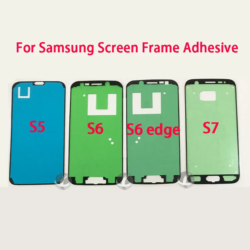2 sztuki / partia Klej do ekranu LCD z przednią ramką do Samsung Galaxy S3 S4 S5 S6 S7 Edge S8 S9 S10 Plus Wodoodporna naklejka Klej