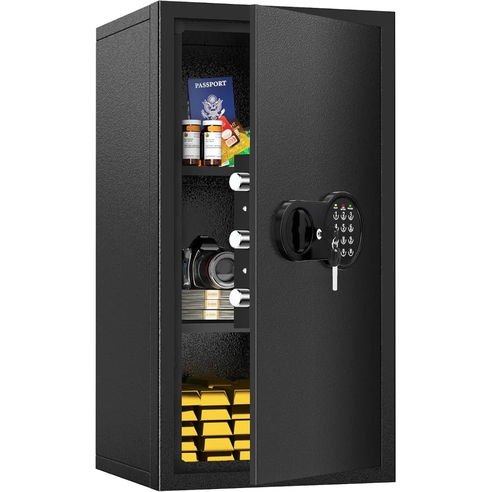 6.0 Cubic Foot Electronic Keypad Safe, Compact Home Security for Valuables, Jewelry, and Documents
