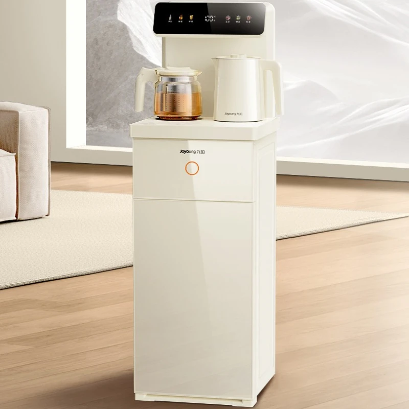 New Tea Bar Machine with Storage Cabinet, Household All-in-One Smart Water Dispenser, Bottom Water Bucket, Fully Automatic