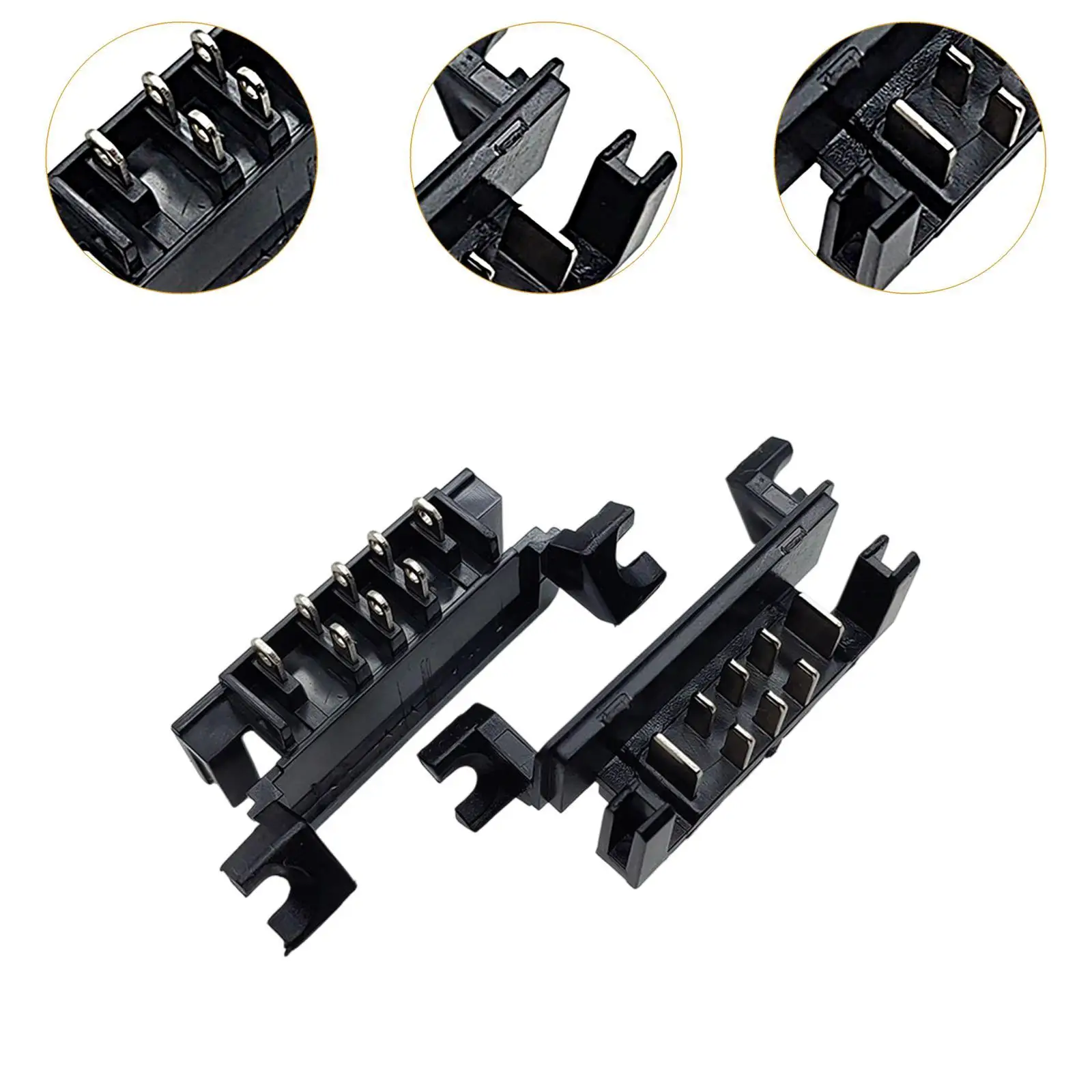 2Pcs Charger Adapter Sturdy Charger Connector Terminal for Workshop Garage