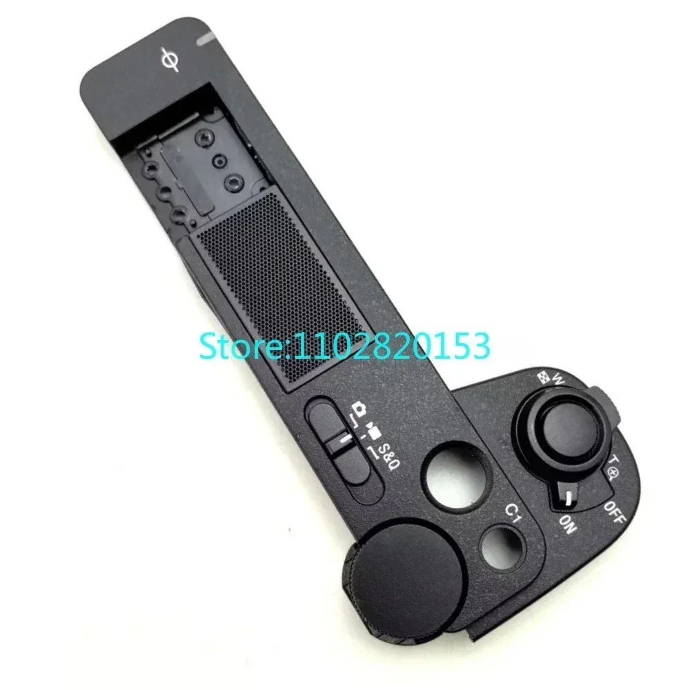 1PCS NEW Black White Top Cover Dial Mode Function Button Case Shell for Sony ZV-E10 Camera Replacement Unit Repair Part