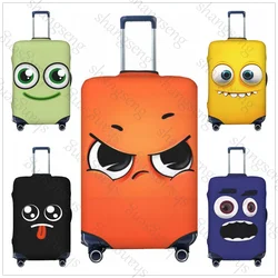 Funny animal Expression Travel Luggage Cover Elastic Suitcase Trolley Protector Cover dust cover Suitcase Case For 18-32 Luggage