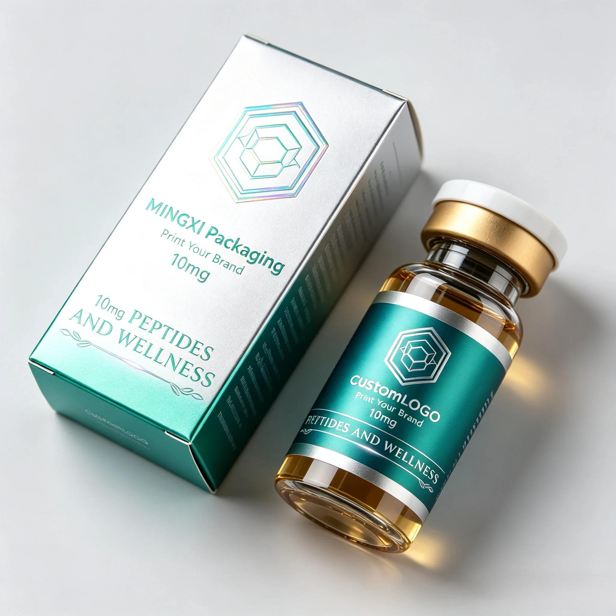 Luxury Custom Printed Peptide  - Luxury Skincare Packaging recension och pris