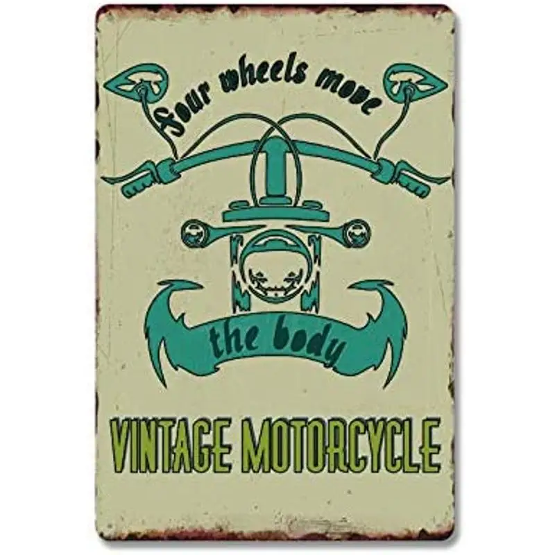 Morris Minor Retro Car Rusty Effect Dad Metal Street Sign 8x12 Novelty Sign  Signs for Homes 258969