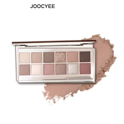 JOOCYEE 12 Shades Eyeshadow Palette Long-lasting Beautiful Matte Shimmer Glitter Women Beauty Cosmetic Eye Face Makeup