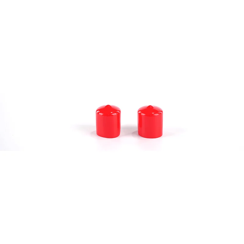 100pcs 1.5-50mm PVC Vinyl Rubber Round End Cap Threaded Cap Steel/Plastic Pipe Rubber Protector Classification Kit