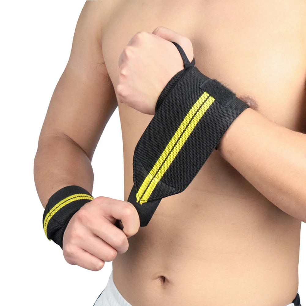 1Pcs Wristband Wrist Support Weight Lifting Gym Training Wrist Support Brace Straps Wraps Crossfit Powerlifting