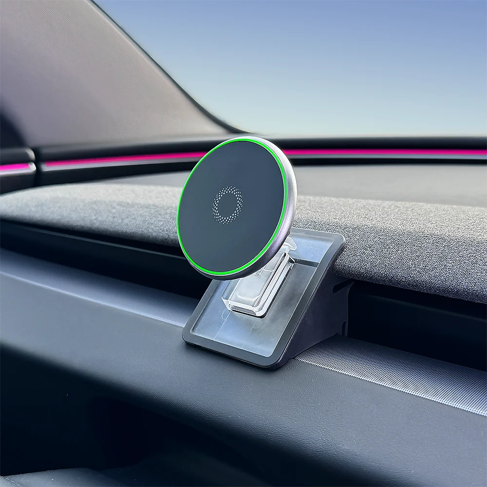 Phone Holder Mount Magnetic Phone Mount Compatible with MagSafe for iPhone 17 For Tesla Model Y Launch Juniper Model 3 Highland