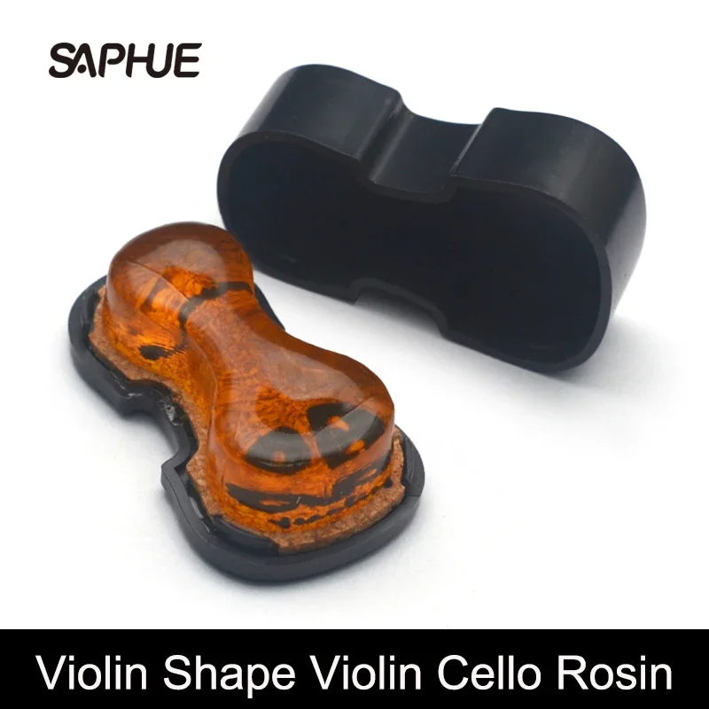 2Pcs Yeanling Good Quality Violin Rosin Cello Viola Rosin Violin Shape with Plasic Box Blue/Green/Black