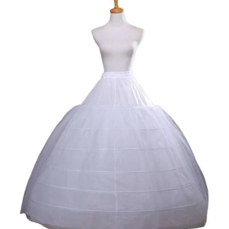 plus-Sized Bride Wedding Dress Underskirt Large Diameter 130cm Six Steel Ring Two-Layer Super Canopy Underskirt