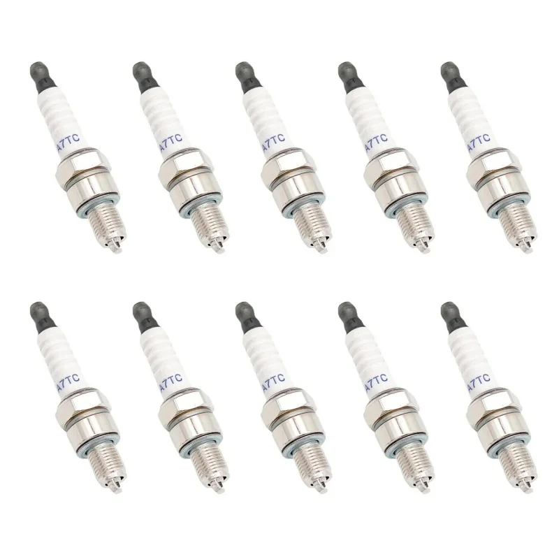 

Garden Power Tool Accessories 10 Pieces Set Spark Plug A7TC for 4 Stroke Engine 139 Brush Cutter