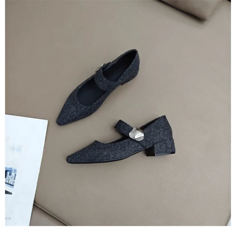 

Лидер продаж 2023 года, новая женская обувь, удобная женская обувь с квадратным носком на каблуке, лето-весна, высокие туфли Мэри Джейн, женские туфли на плоской подошве