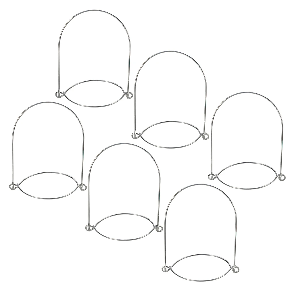 

6 Pcs Mason Jar H les Hangers 70mm 86mm Diameter Wire Steel Tinplate Twine DIY Home Decor Wedding Party Outdoor Lantern