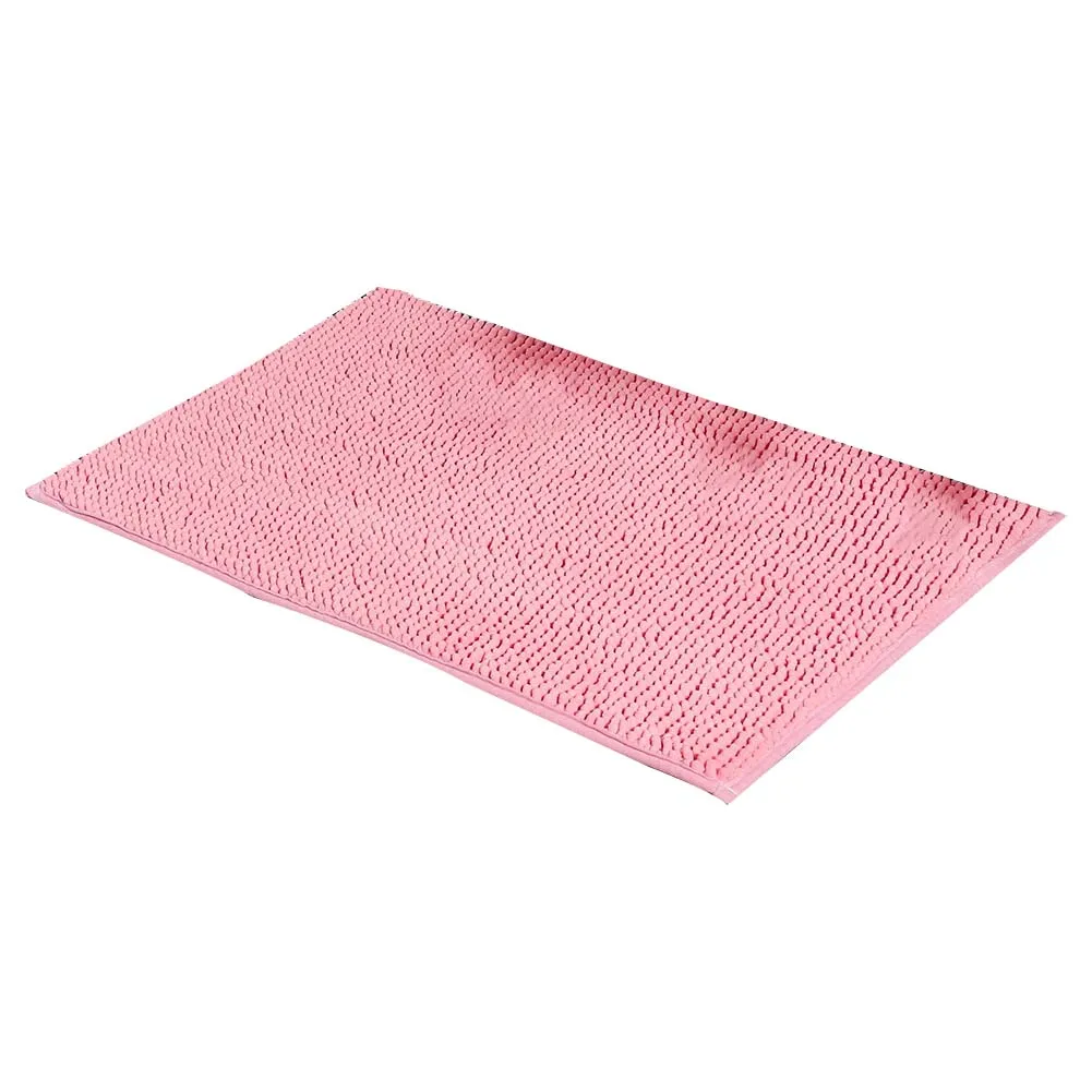 Chenille Short Hair Floor Mat Bathroom Doorway Water-absorbent Mat Non-slip Bedroom Carpet Doormat Bathroom Supplies 40*60cm