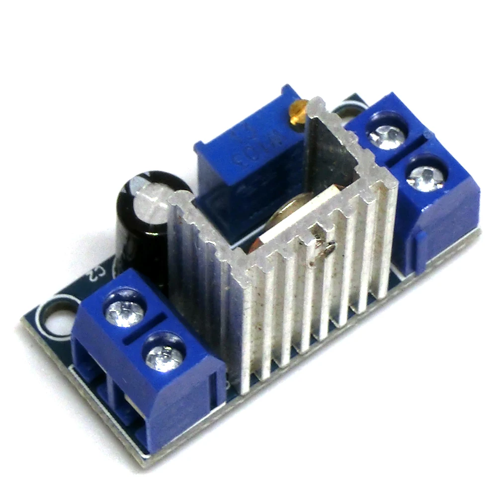 Fuente de alimentación del regulador lineal de voltaje ajustable LM317 LM317 DC-DC 4,2-40V a 1,2-37V módulo de placa convertidora reductora