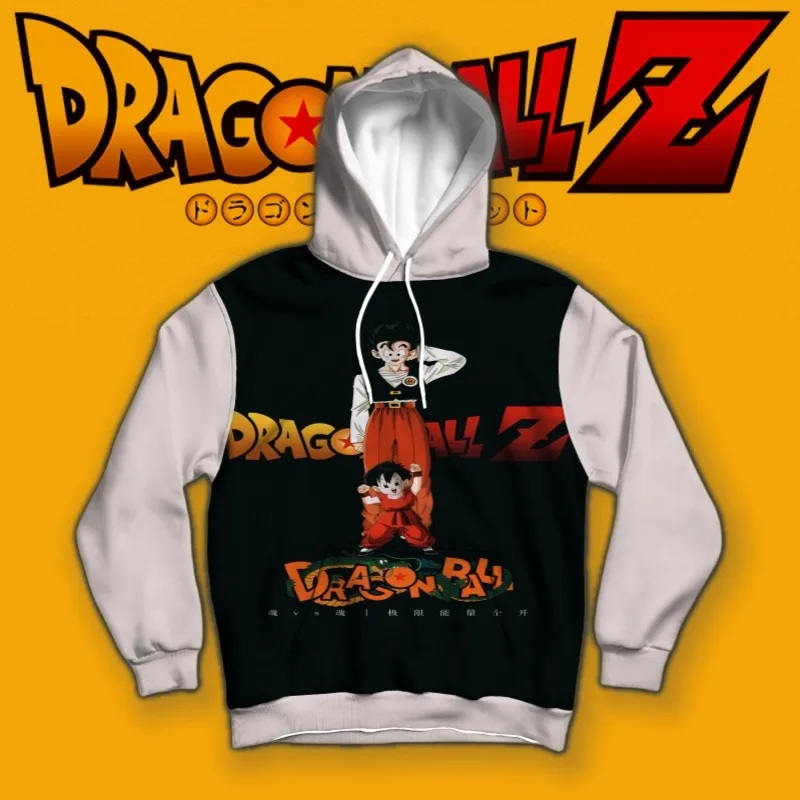 

Толстовка Dragon Ball Z с принтом Гохана и Готен 2025 года. Уникальный ретро-логотип с контрастным цветным блоком. Обов’язка для фанатов аниме.