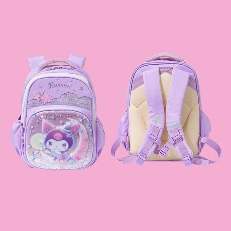 Sanrioed Anime Kuromi My Melody Cinnamoroll Pochacco Large Capacity Backpack Cute Cartoon Student Shoulder Bag Gift for Friend