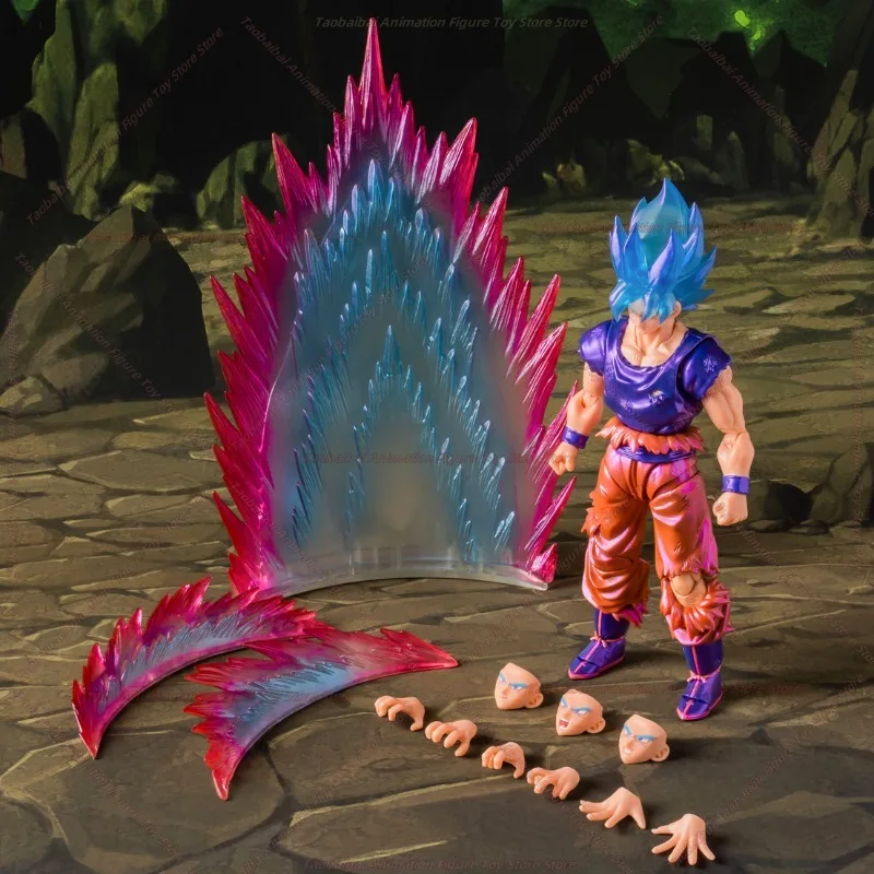 【شحن على مدار 24 ساعة】Demoniacal Fit Dragon Ball SHF [قتال الروح اللامعة] Wukong [أزرق عميق] Vegeta 1/12 Action Doll Anime