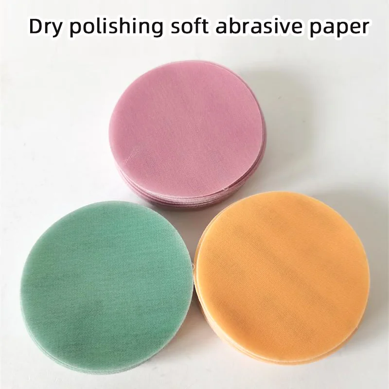 Japanese KOVAX Soft Matte Paper Car Paint Surface Polishing 3 Inch Round Flocking Grinding Disc Diameter 75mm