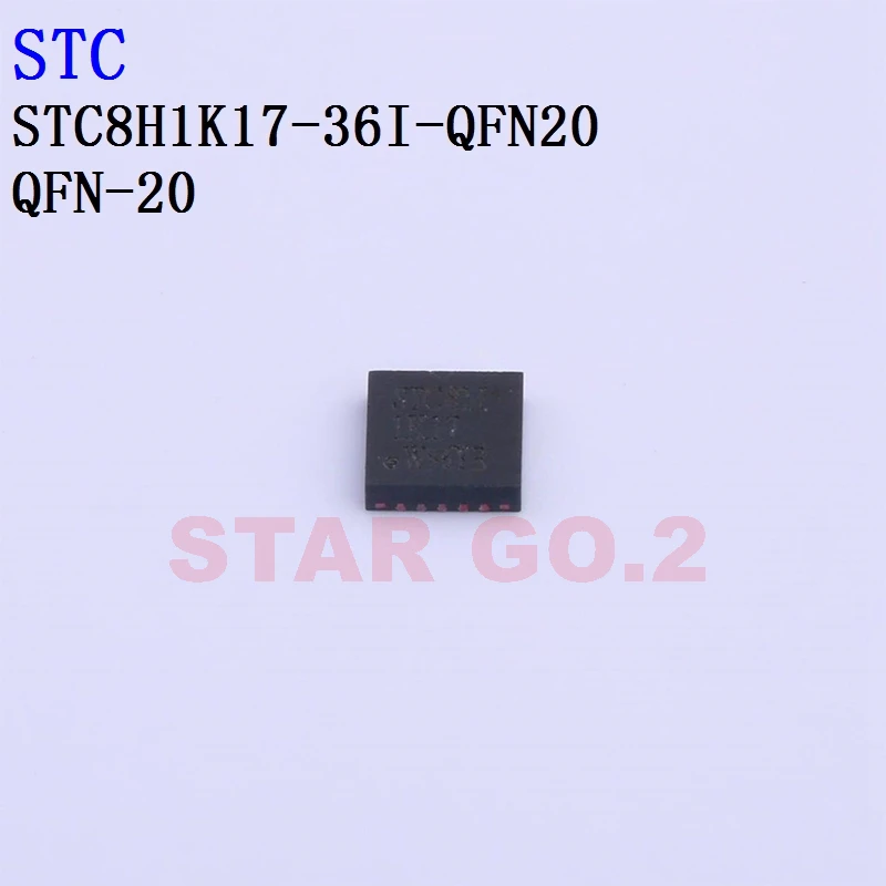 10PCSx STC8H1K17-36I-QFN20 TSSOP20 STC Microcontroller