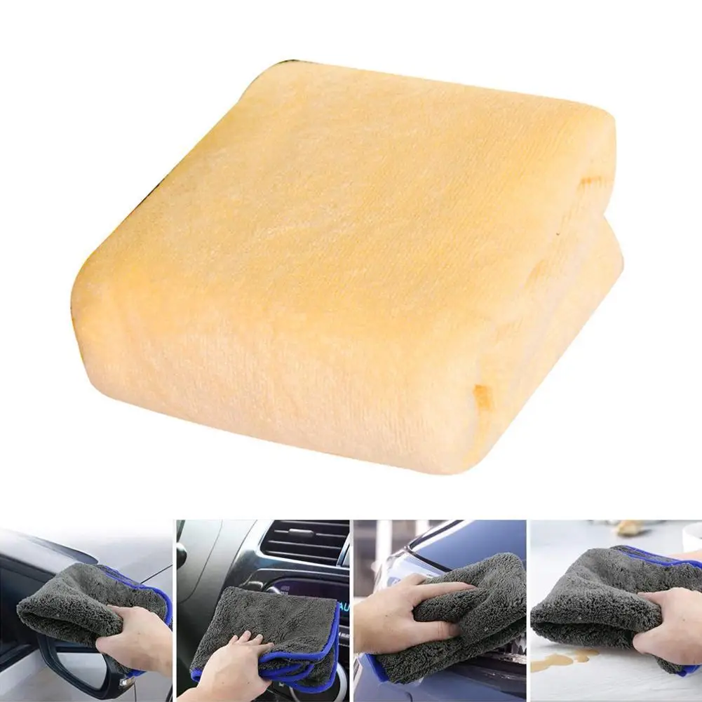 Microfiber Cleaning Towel Car Dry Wash Tools Thicken Glass Soft Automobile Water Household Washing Absorption High Supplies Z1M5 - Image 4