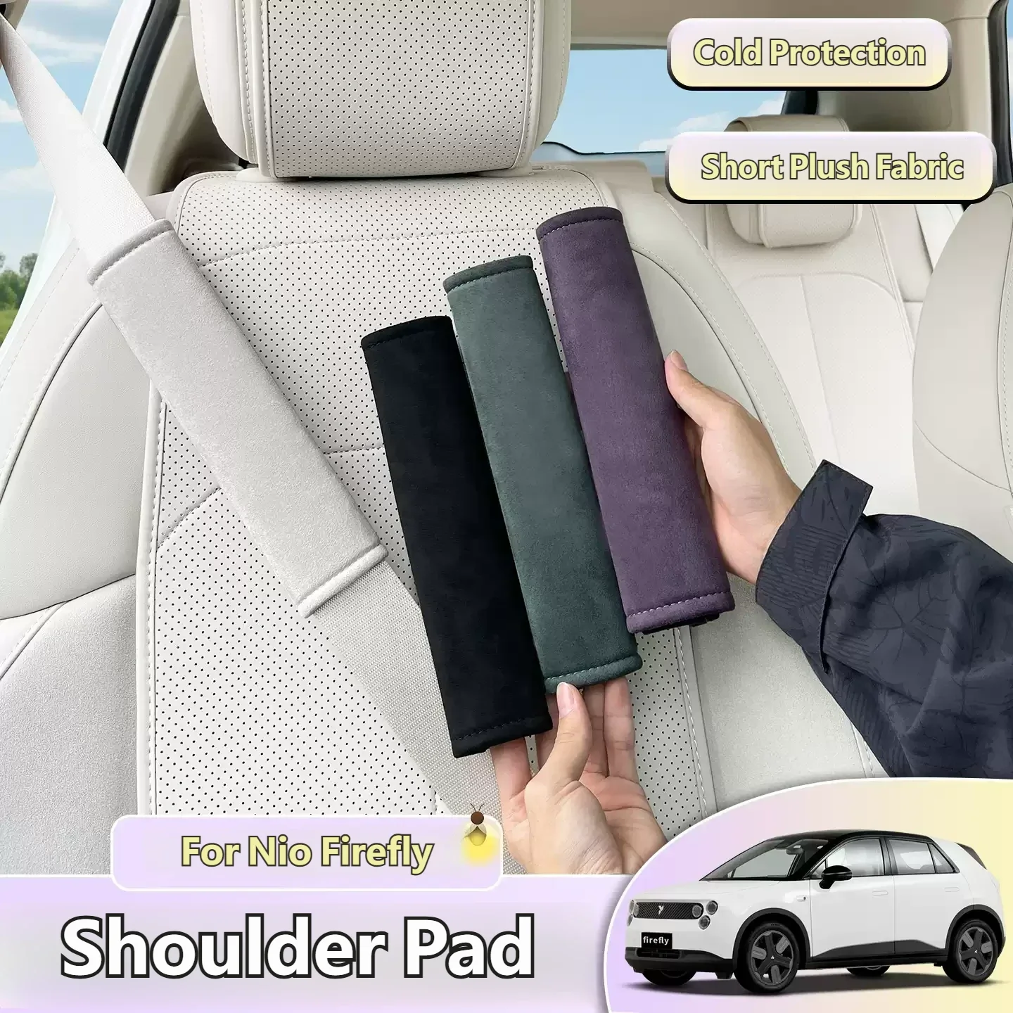 For Nio Firefly Car Interior Accessories Auto Seat Belt Cover Shoulder Pads Car Styling
