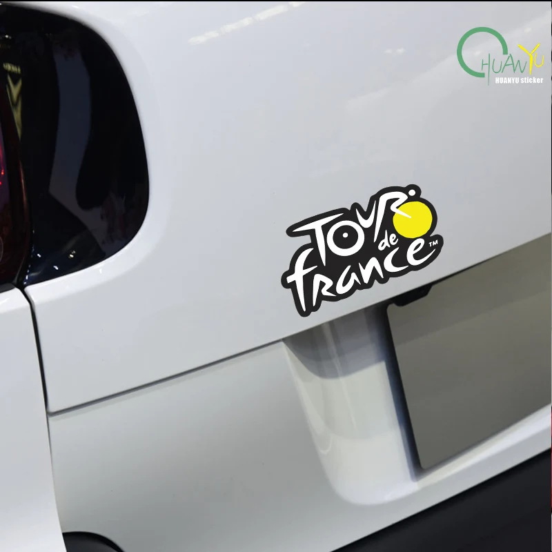 Tour de France logo sticker for road bike and mountain bike, waterproof, personalized helmet view 2
