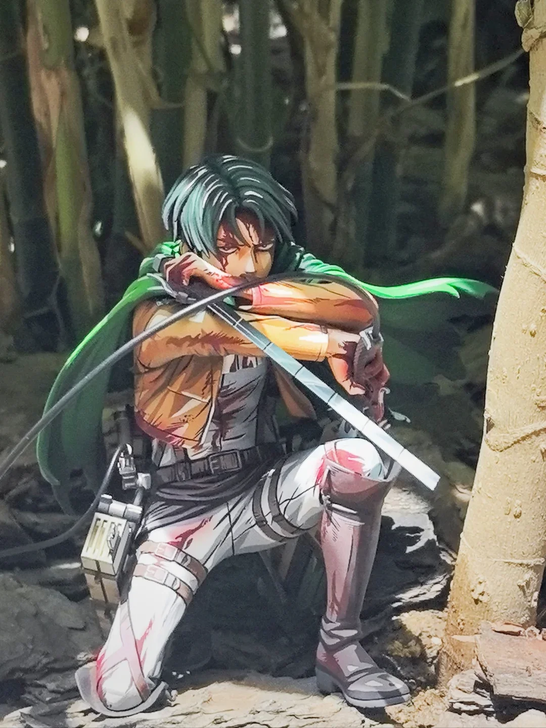 액션 피규어를 공격한 거대한 손으로 만든 Lewell Bloody Battle Commander 모델 애니메이션 애니메이션 장식 깜짝 선물