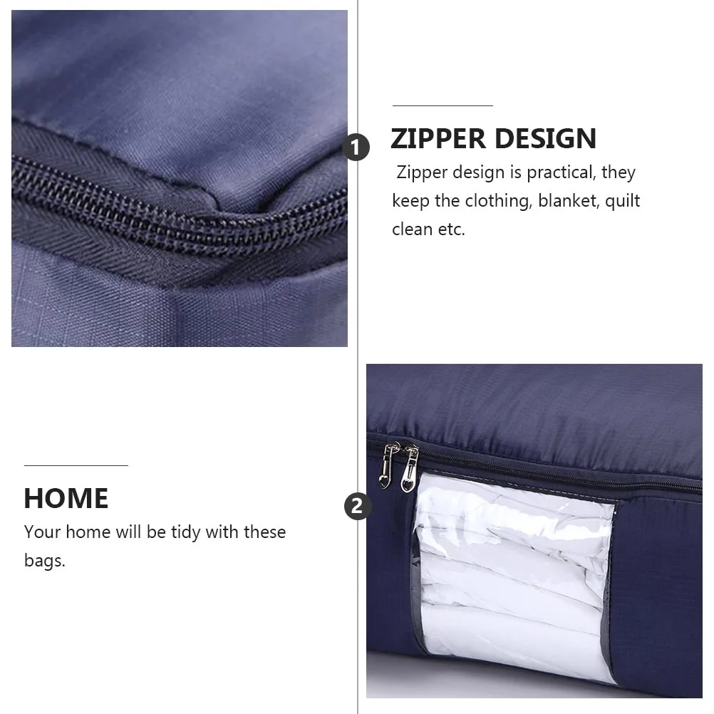 

1pc Quilt Organizer Cloth Pouch Storage Accessories Clothes Blanket Bag Large Capacity Space Saver Home Storage Accessories