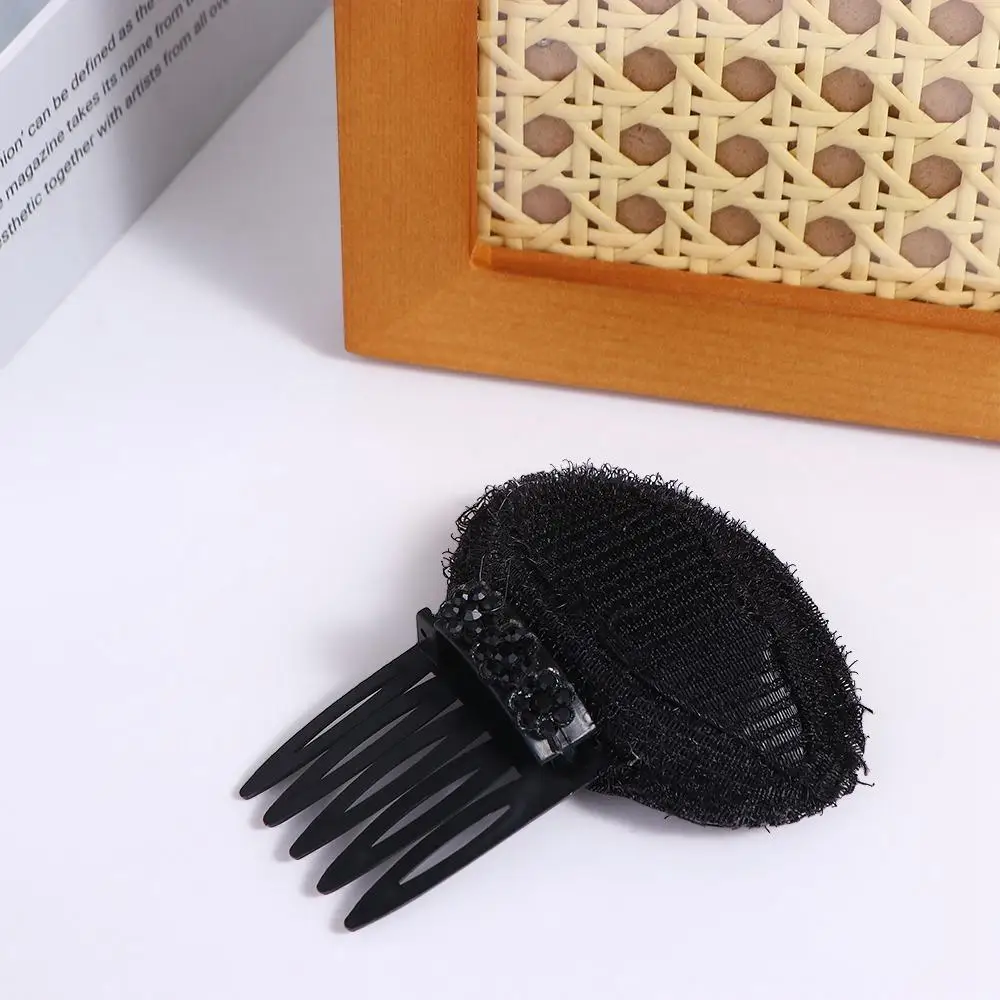 Elegant Flower Puff Hair Head Cushion Invisible Braid Hair Base Hair Accessories Hair Clip Bun Bump It Up Volume Hair Base Girl