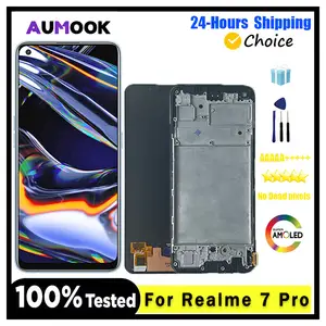 Bilashmart 6.5 AMOLED Display Realme 7 Pro RMX2170 LCD Display Touch Screen Digitizer Realme 7 Pro LCD Display Replacement Parts
