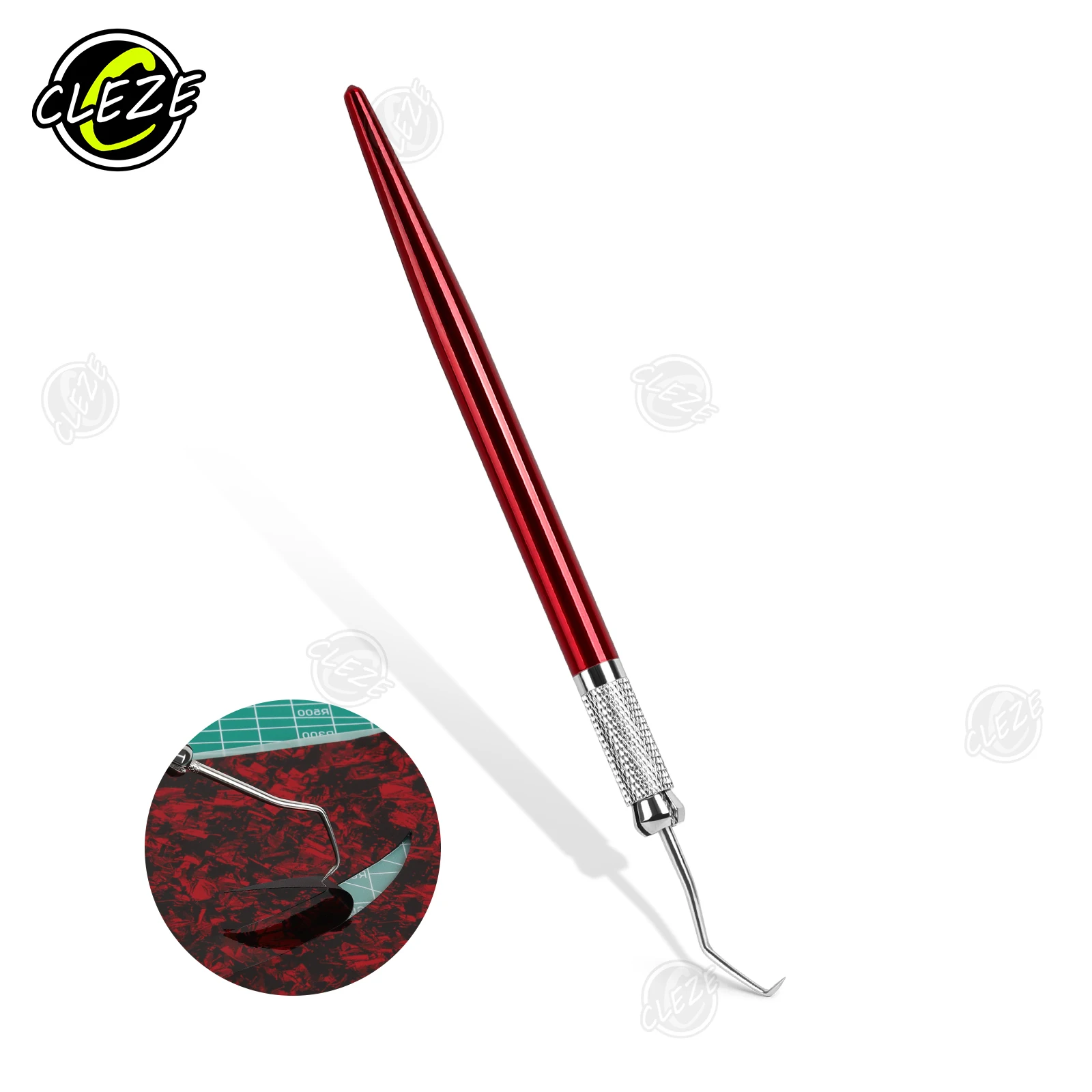 DN-0137B Curved Hook Weeder, Handheld Garden Tool for Crack Weeding & Pavement Cleaning