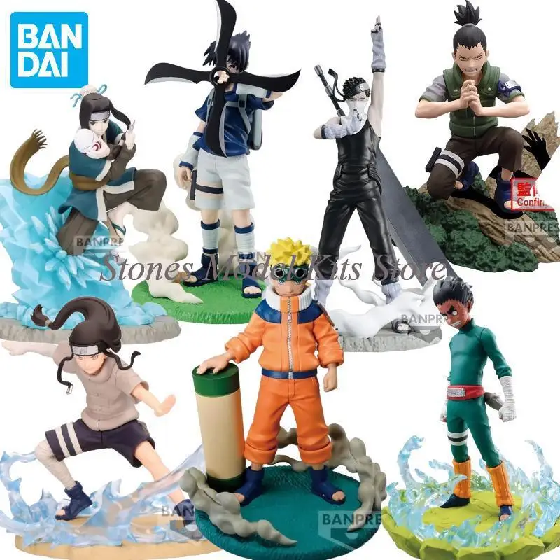 

Bandai Banpresto Memorable Saga Momochi Zabuza Uchiha Sasuke Uzumaki Naruto Hyuga Neji Haku Movable Doll Figure Series Model Toy