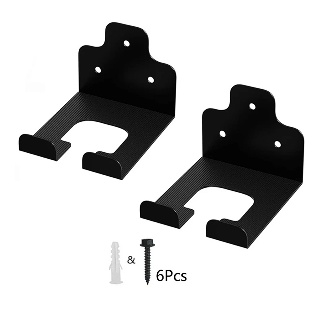 /Black /Stainless /Steel Wall Mounted Trimmer Rack For Garden Power Tools Garage Storage Hanger Lawn Mower Accessories