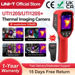 UNI-T Thermal Imaging Camera UTI120S 120x90 Infrared Thermal Imager UTI120S Plus Thermographic Camera Floor Heating Tube Testing