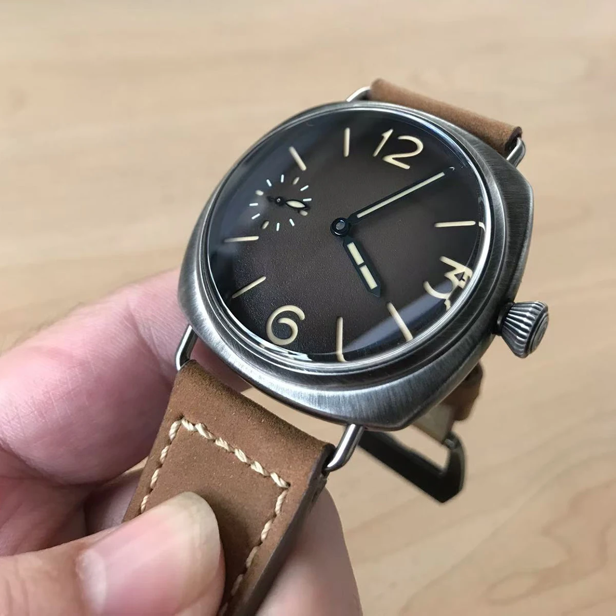 Hruodland 2025 Neue Männer Mechanische Uhr Seagull ST3600 F009 Leucht Saphirglas Edelstahl Wasserdicht 50 m reloj hombre