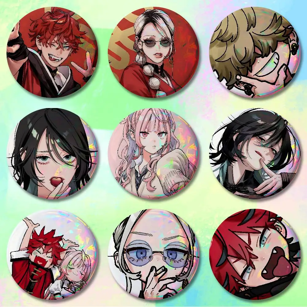 

Manga G-Gokurakugais-S Pins 58mm Cute Cartoon Badge Handmade Brooches for Backpack Accessories