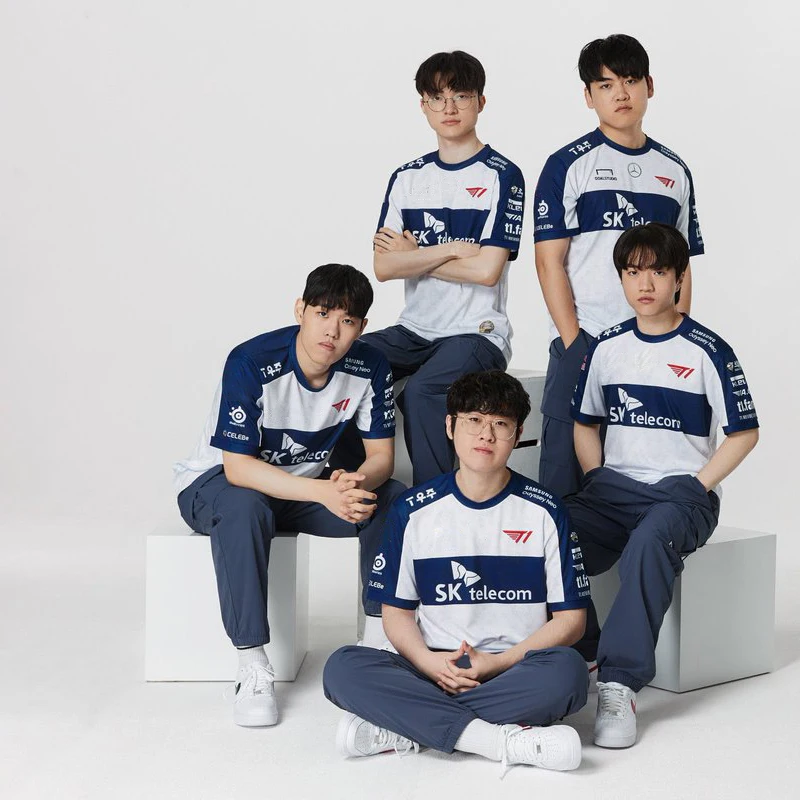 

T1 E-Sports Club 2023 Msi Commemorative Edition Jersey LOL Unisex Support Team Uniform Tops T1 Faker Fans Supported T-shirts