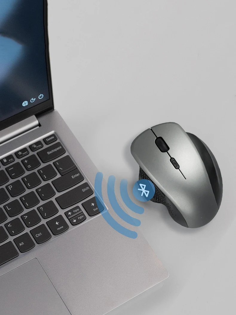 Souris sans fil souris d'ordinateur ergonomique souris optique avec récepteur USB 6 boutons souris sans fil 2.4Ghz 1600 DPI pour ordinateur portable