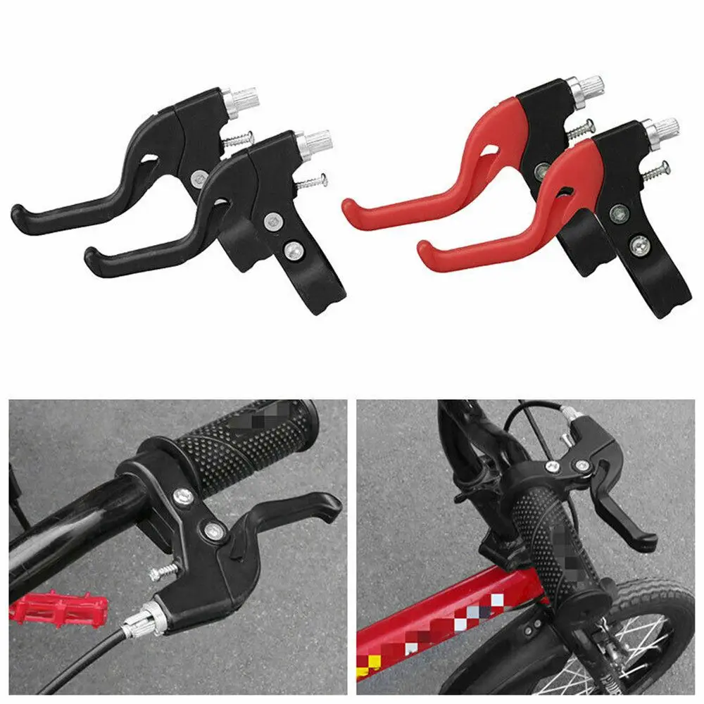 1 Pair Practical Durable Adjustable Kids Bike Brake Brake Levers MTB Handle Bicycle V-Brake
