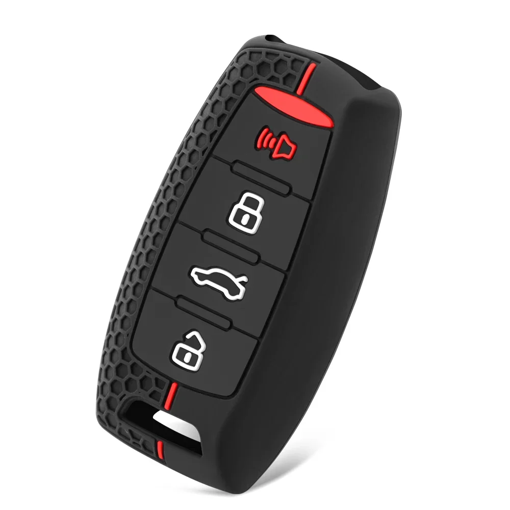 Silicone Remote Key Cover Car Key Case Keychain Holder For Haval H6 H7 H9 H4 Hover H2S F5 F7 F7X F7H Dargo Jolion