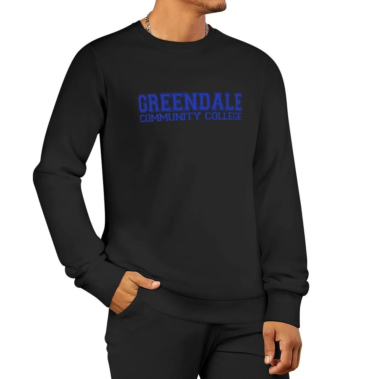 

GREENDALE College Jersey (blue) Sweatshirt mens clothing anime clothing new hoodies and sweatshirts