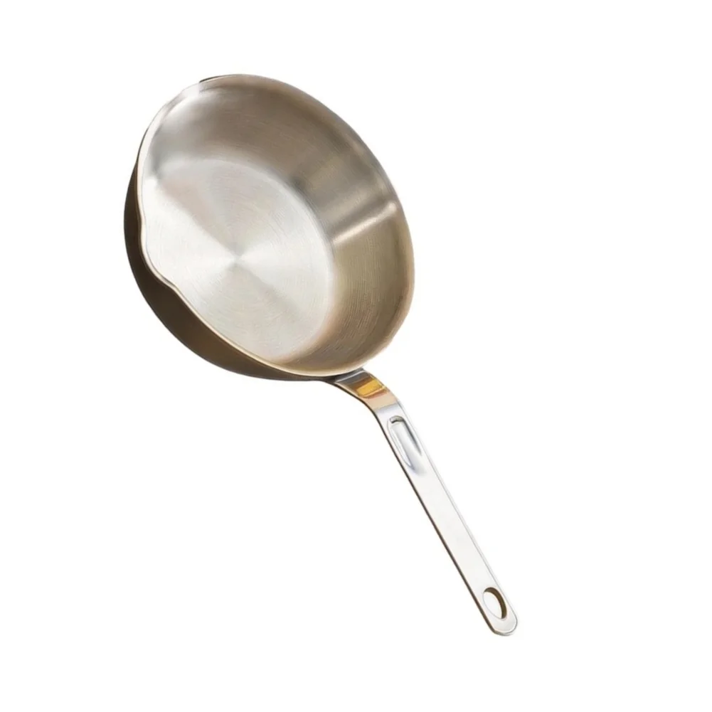 316 Stainless Steel Frying Pan for Induction Gas Electric Stovetops Three Layer Construction Non Coated Cookware