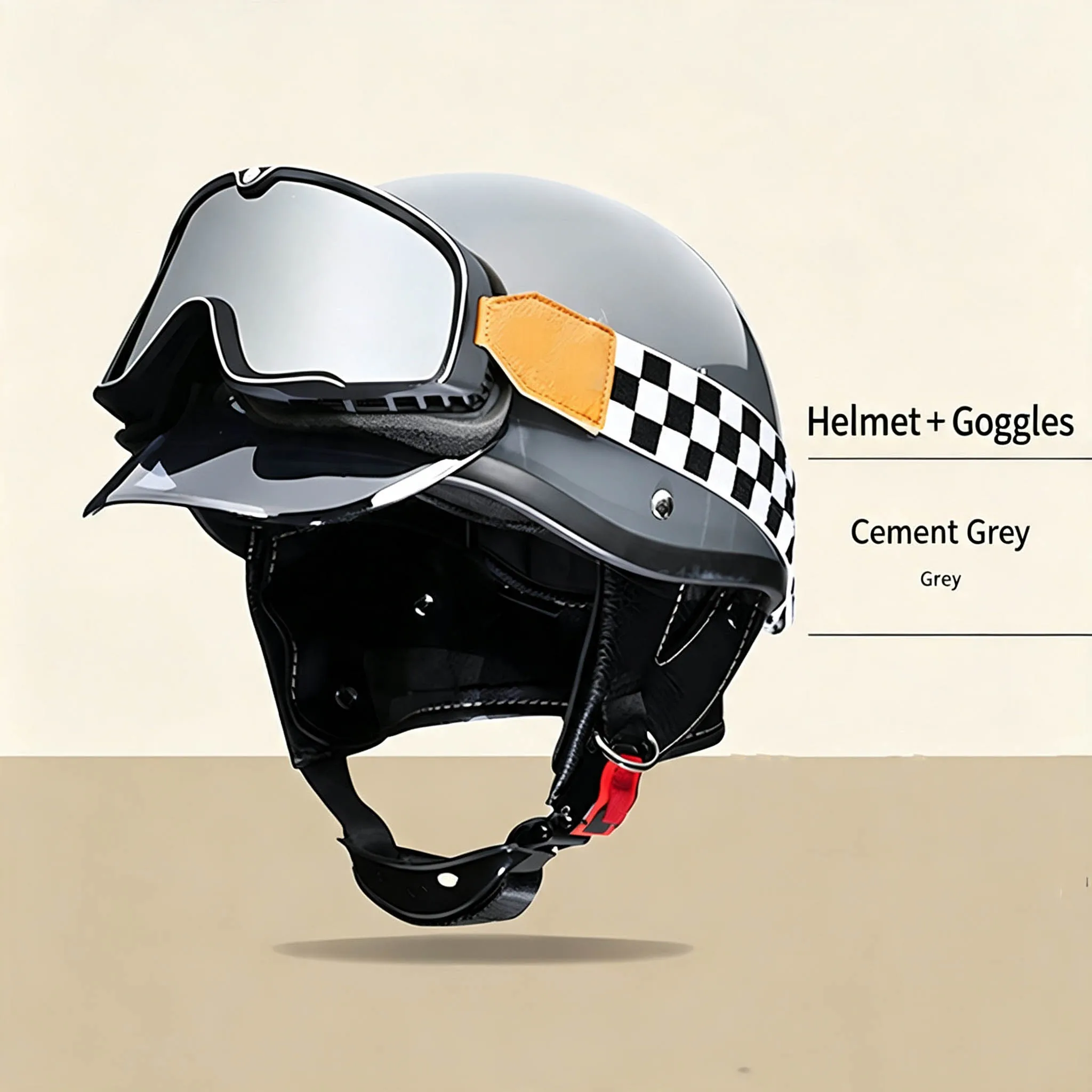 Motorcycle half helmet for both men and women, export model, lightweight electric vehicle helmet, suitable for all seasons, wint