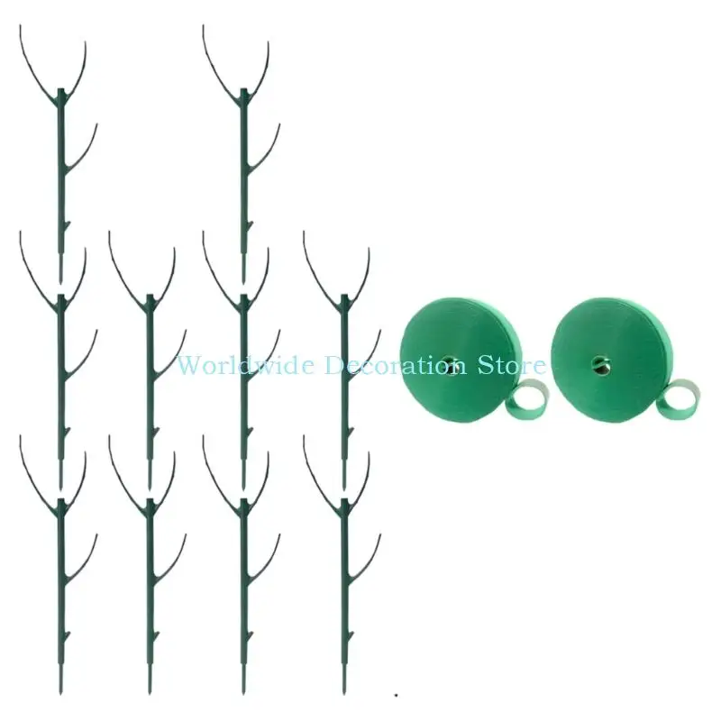 Q39B Garden Stake Trellis for Potted Plant Garden Trellis for Climbing Plant Stackable Plant Trellis Indoor Outdoor Support